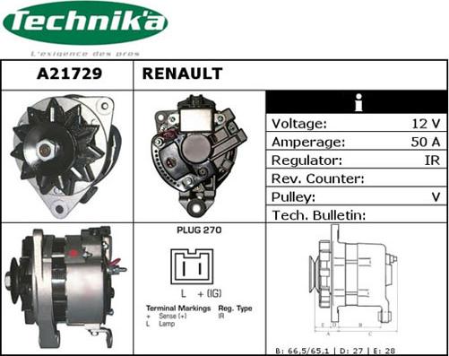 Technika A21729 - Генератор unicars.by