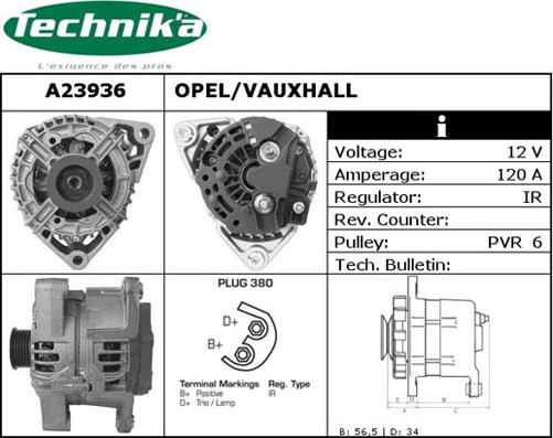 Technika A23936 - Генератор unicars.by