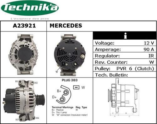 Technika A23921 - Генератор unicars.by