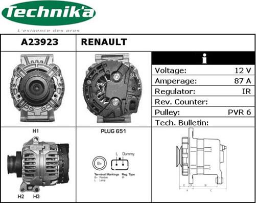 Technika A23923 - Генератор unicars.by