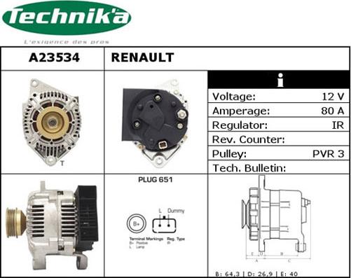 Technika A23534 - Генератор unicars.by