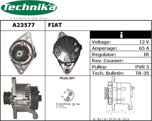 Technika A23577 - Генератор unicars.by