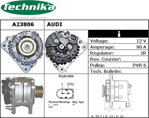 Technika A23806 - Генератор unicars.by