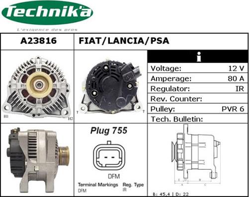 Technika A23816 - Генератор unicars.by