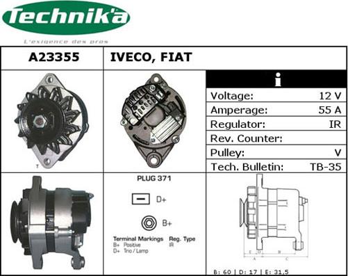 Technika A23355 - Генератор unicars.by