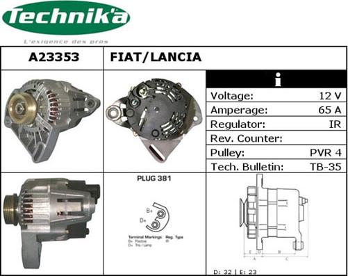 Technika A23353 - Генератор unicars.by