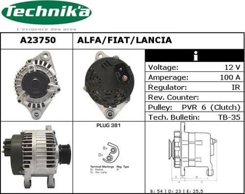 Technika A23750 - Генератор unicars.by