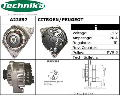 Technika A22597 - Генератор unicars.by