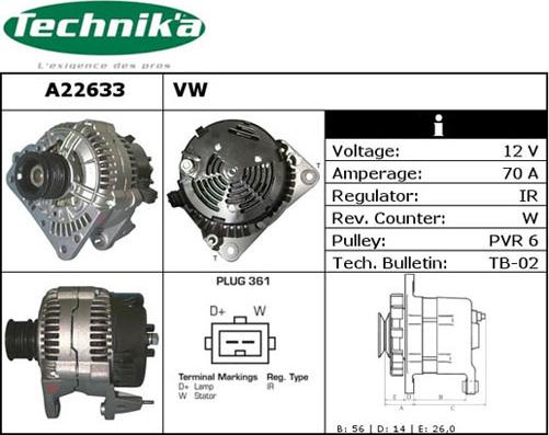 Technika A22633 - Генератор unicars.by