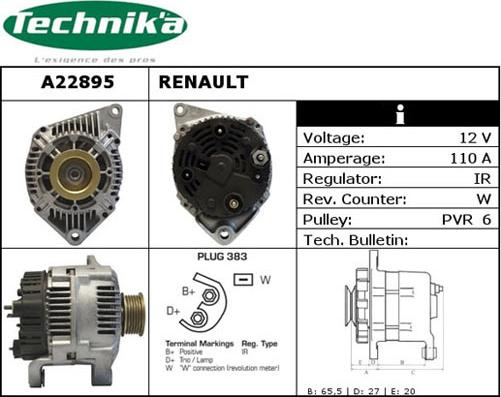 Technika A22895 - Генератор unicars.by