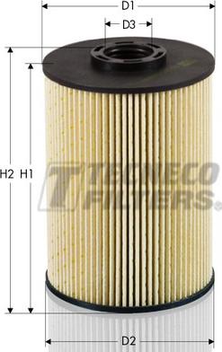 Tecneco Filters GS0927-E - Топливный фильтр unicars.by