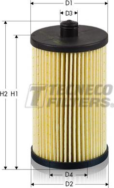 Tecneco Filters GS0309-E - Топливный фильтр unicars.by