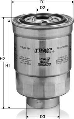 Tecneco Filters GS141 - Топливный фильтр unicars.by