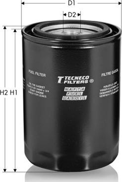 Tecneco Filters GS5797 - Топливный фильтр unicars.by