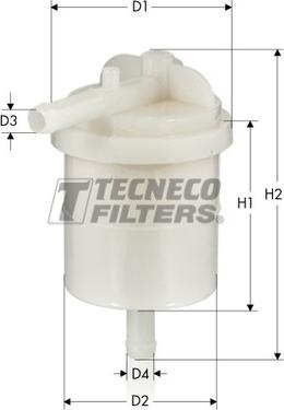 Tecneco Filters IN4143 - Топливный фильтр unicars.by