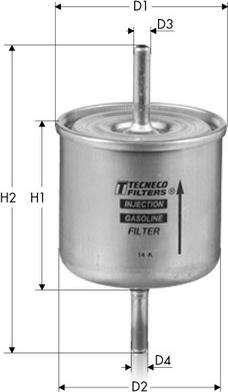 Tecneco Filters IN4777 - Топливный фильтр unicars.by