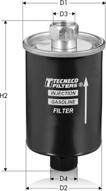 Tecneco Filters IN3727 - Топливный фильтр unicars.by