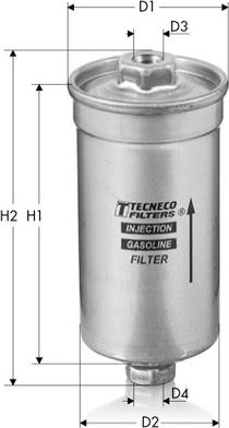 Tecneco Filters IN5 - Топливный фильтр unicars.by