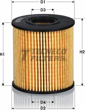 Tecneco Filters OL010066-E - Масляный фильтр unicars.by