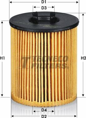 Tecneco Filters OL0116-E - Масляный фильтр unicars.by