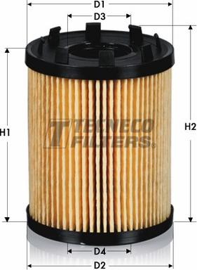 Tecneco Filters OL0246-E - Масляный фильтр unicars.by