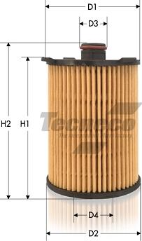 Tecneco Filters OL2155E - Масляный фильтр unicars.by