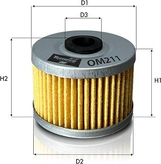 Tecneco Filters OM211 - Масляный фильтр unicars.by