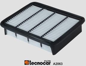 Tecnocar A2063 - Воздушный фильтр, двигатель unicars.by