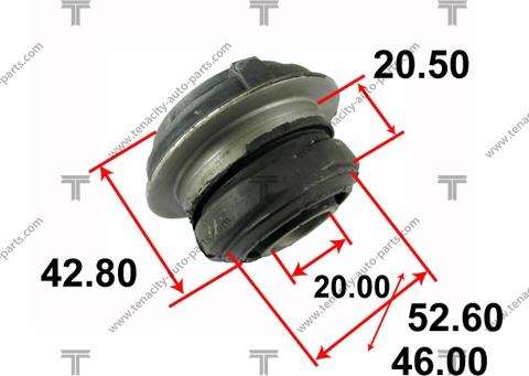 Tenacity AAMBE1008 - Сайлентблок, рычаг подвески колеса unicars.by