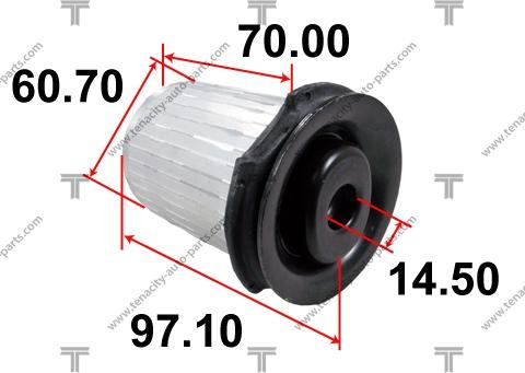 Tenacity AAMBE1002 - Сайлентблок, рычаг подвески колеса unicars.by