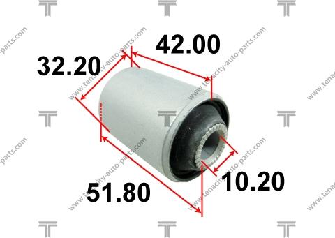 Tenacity AAMHO1031 - Сайлентблок, рычаг подвески колеса unicars.by