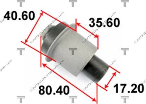 Tenacity AAMNI1056 - Сайлентблок, рычаг подвески колеса unicars.by