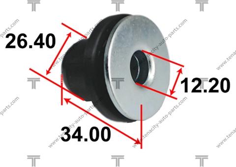 Tenacity AAMTO1128 - Втулка, вал рулевого колеса unicars.by