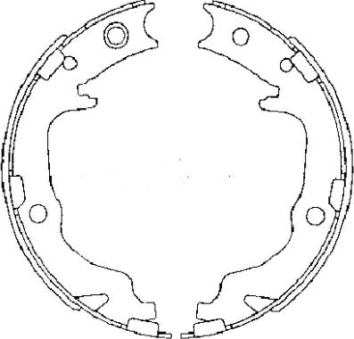 Textar 91073400 - Комплект тормозов, ручник, парковка unicars.by