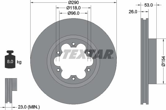 Textar 93240600 - Тормозной диск unicars.by