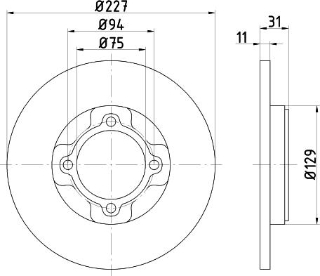 Textar 92028200 - Тормозной диск unicars.by