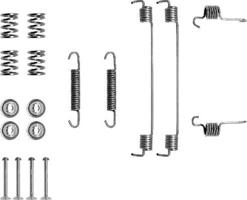 Textar 97015400 - Комплектующие, барабанный тормозной механизм unicars.by