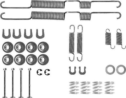 Textar 97029600 - Комплектующие, барабанный тормозной механизм unicars.by