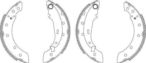 Textar 83048006 - Комплект тормозных колодок, барабанные unicars.by