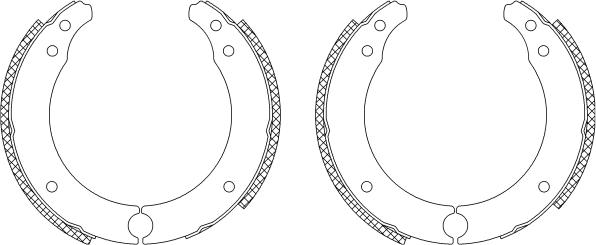 Textar 83003700 - Комплект тормозных колодок, барабанные unicars.by