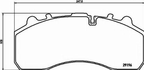 Automotor France ABP1021 - Тормозные колодки, дисковые, комплект unicars.by