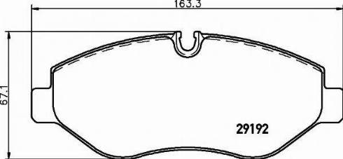 Textar 2919270 - Тормозные колодки, дисковые, комплект unicars.by