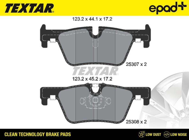 Textar 2530701CP - Тормозные колодки, дисковые, комплект unicars.by