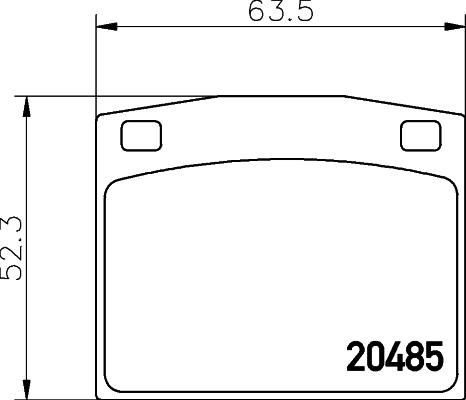 Textar 2048501 - Тормозные колодки, дисковые, комплект unicars.by