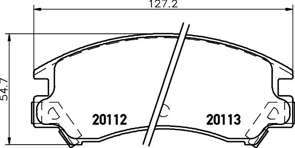 Textar 2011201 - Тормозные колодки, дисковые, комплект unicars.by