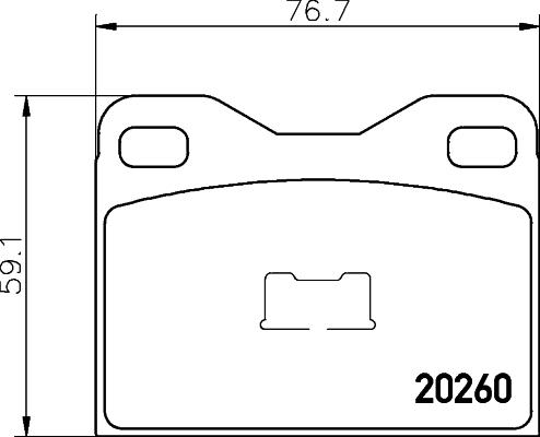 Textar 2026001 - Тормозные колодки, дисковые, комплект unicars.by