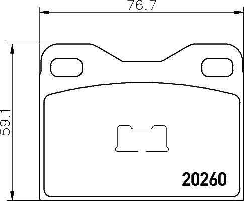 Textar 2026003 - Тормозные колодки, дисковые, комплект unicars.by