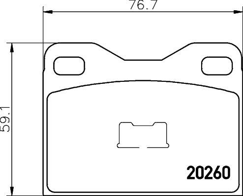 Textar 2026002 - Тормозные колодки, дисковые, комплект unicars.by