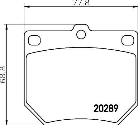 Textar 2028902 - Тормозные колодки, дисковые, комплект unicars.by