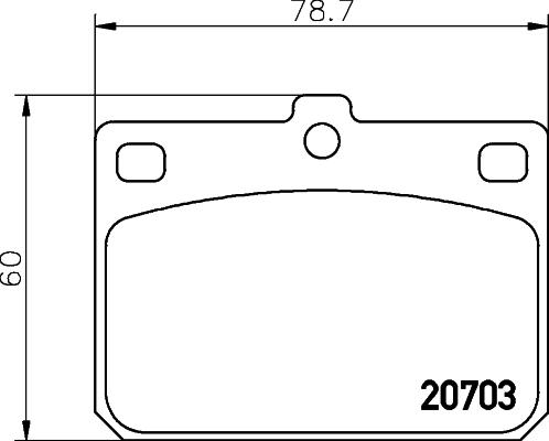 Textar 2070302 - Тормозные колодки, дисковые, комплект unicars.by